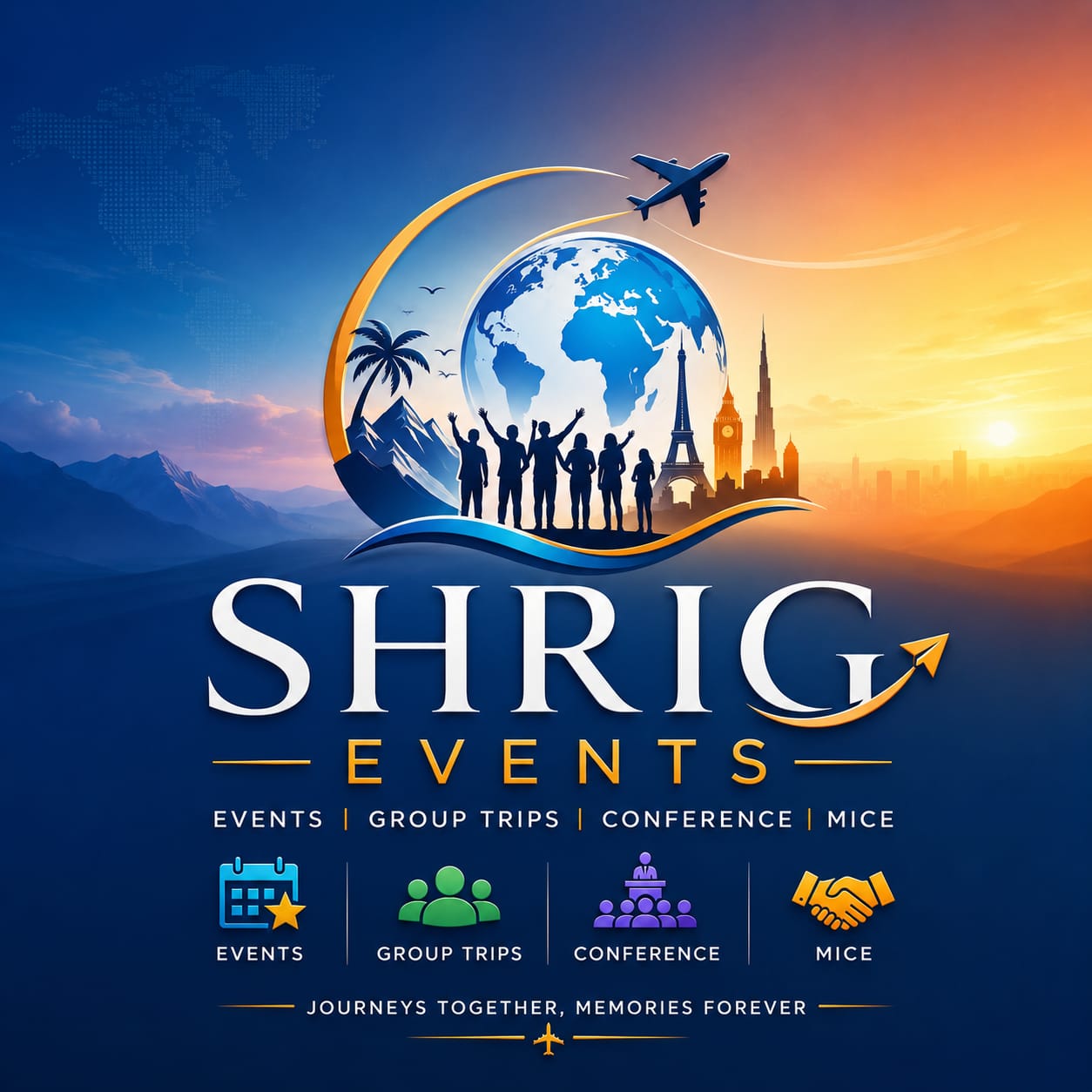 ShrigEvents logo — Events, Group Trips, Conference, MICE